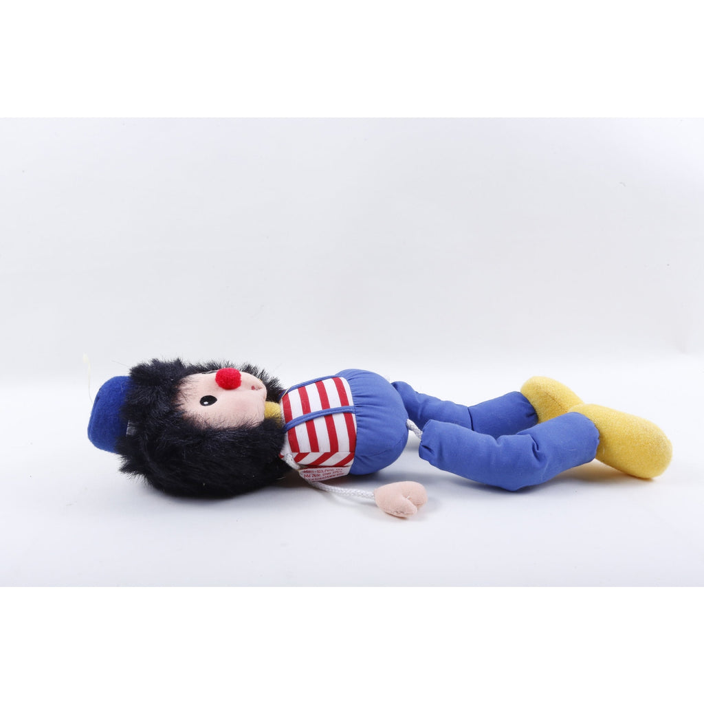 Kamar, Clown, Rare, Prototype, Sample, Boy, Red White Shirt, Blue Pants, Blue Hat, 1985, Soft, Plush, Doll, Toy - 20-01-06