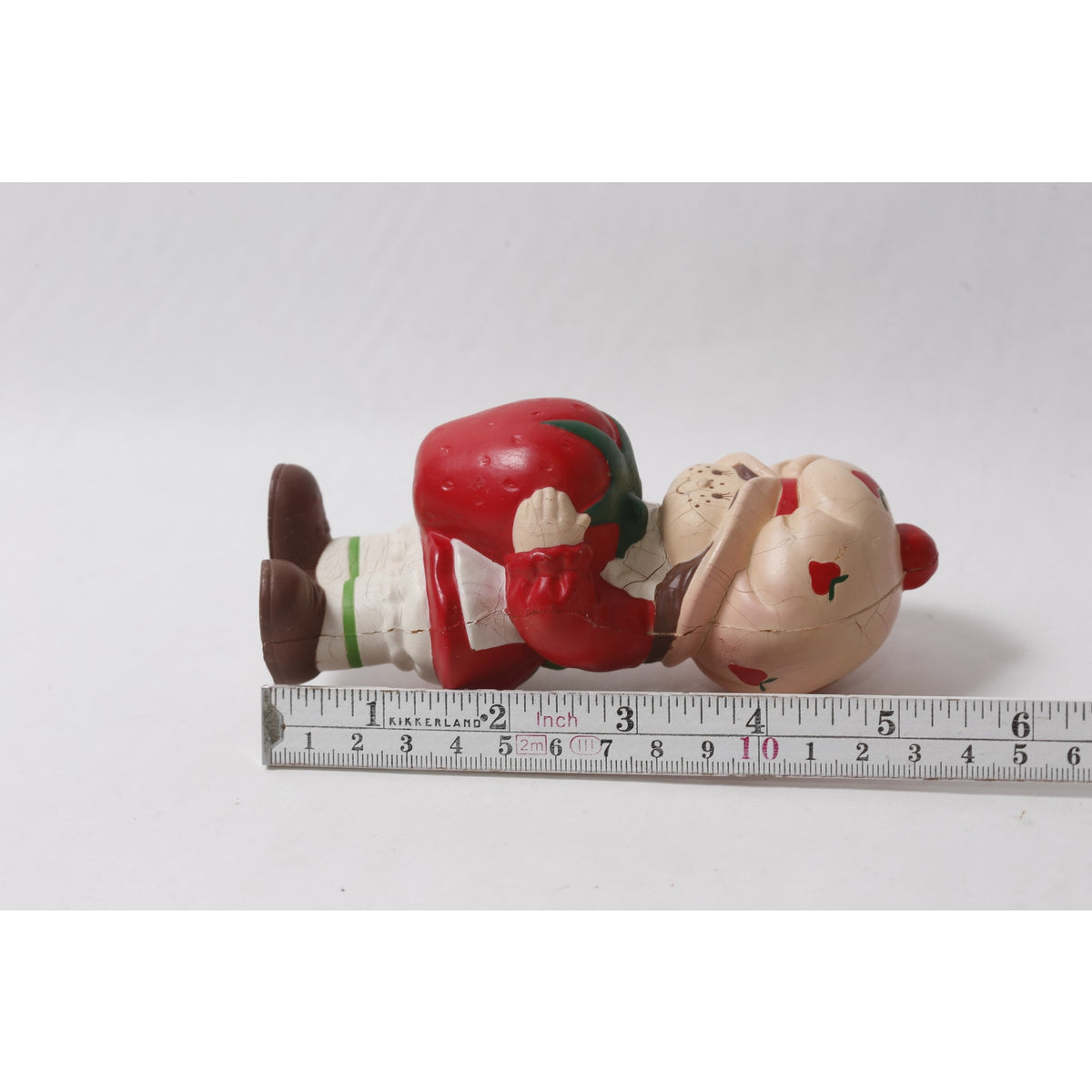 Rare Vintage Japanese Strawberry Shortcake Rubber Squishy Toy Figure ~ 260826-WH 1199