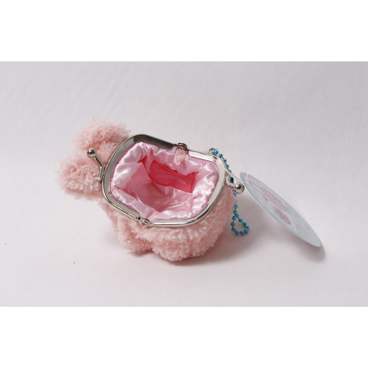 Sekiguchi Monchhichi Chimutan Plush Keychain Coin Purse w Tag ~ 260730-WH 463