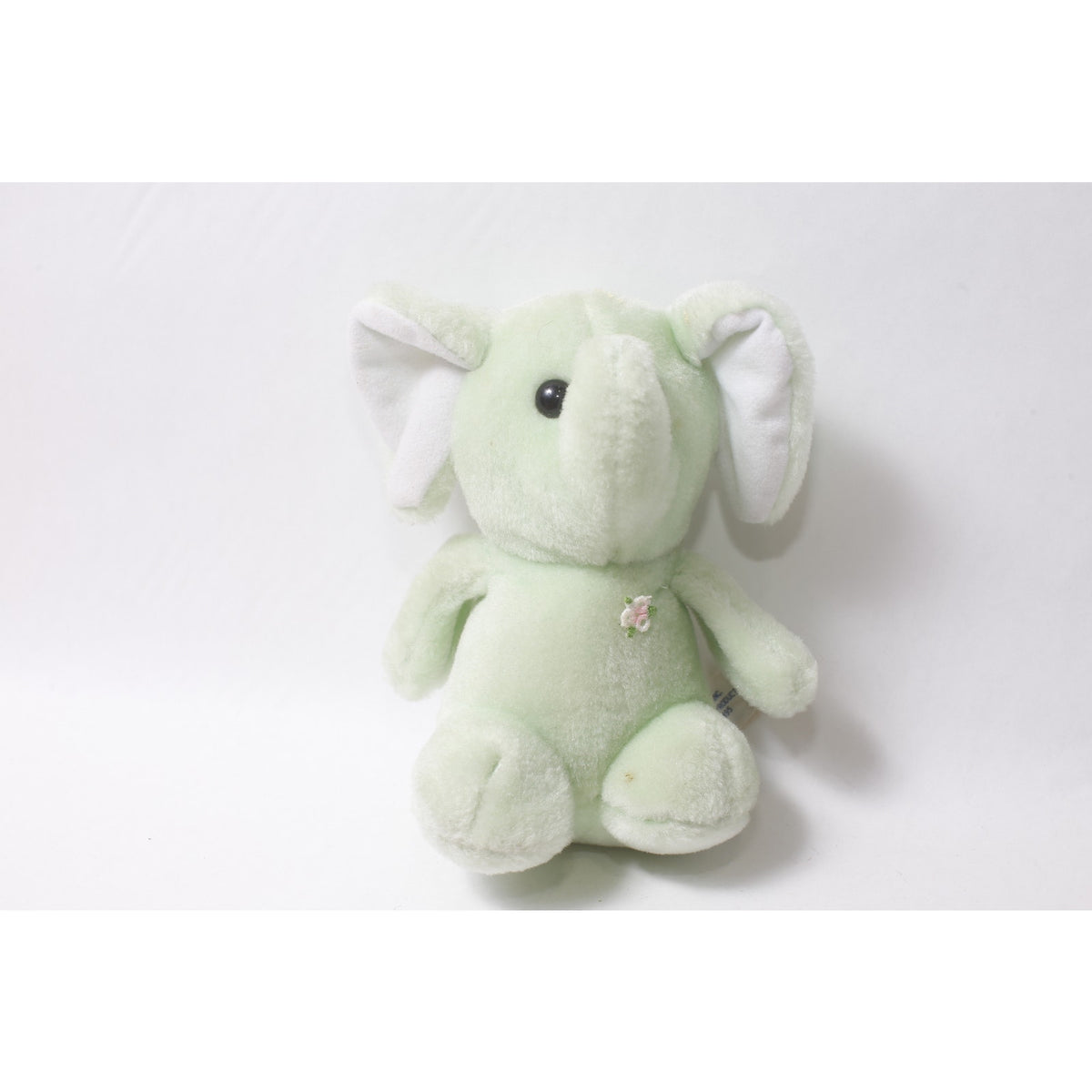 80s Atlanta Novelty Plush Elephant Light Green Stuffed Animal ~ 260907-WH 1139