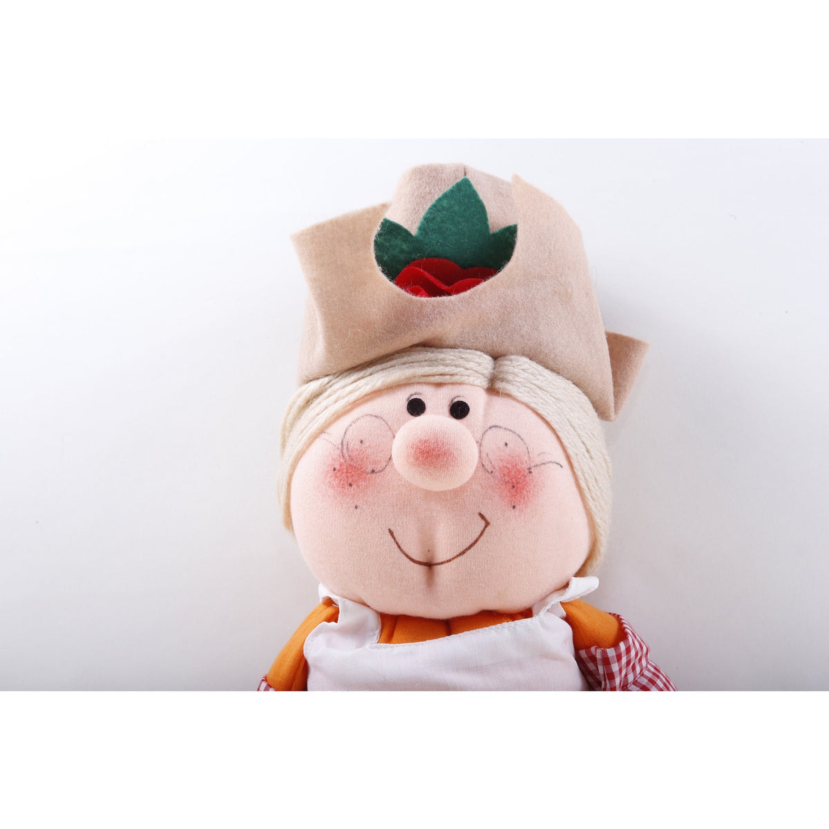Kamar, Rare, Employee Sample, OOAK, hand made, Grandma, Farmer, Cowboy, Lawry Food, 1985, Doll, Soft, Plush, Toy, Vintage, ~ 216