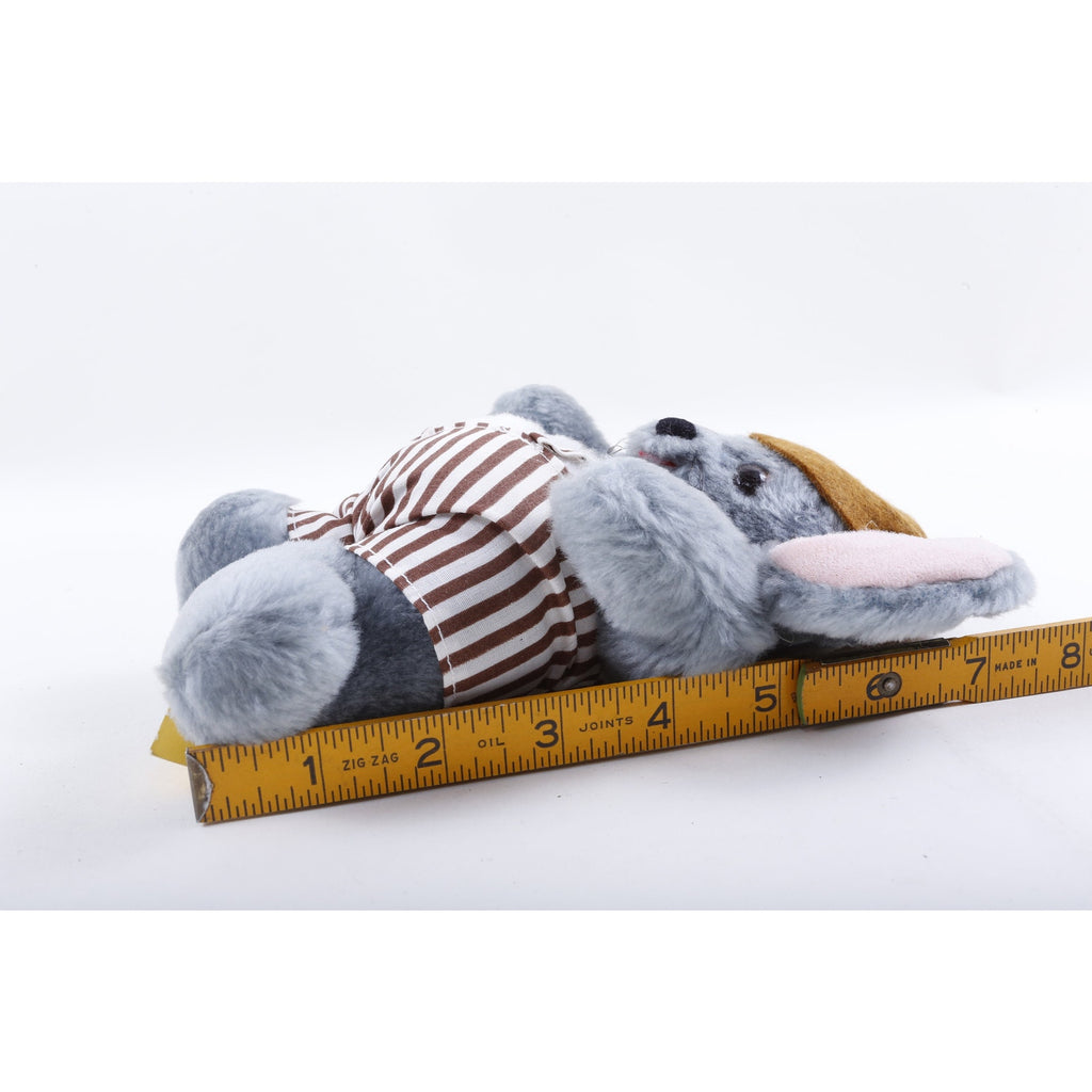 Kamar, Rare, Prototype, Sample, Father Mouse, Gray White, Striped Costume, Brown Hat, Plush, Doll, Stuffed Animal 1317