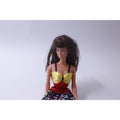 Barbie Doll in Bright Party Dress, Brown Hair, Mattel, Fashion Doll, Collectible, ~ 241121-WH M-13-01