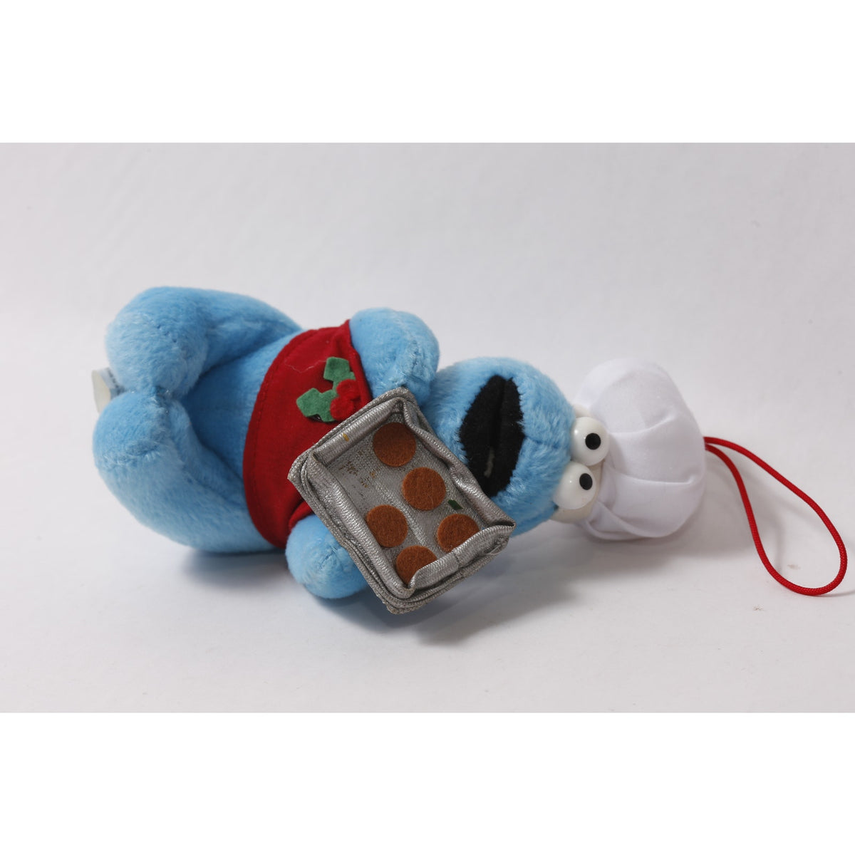 2004 Sesame Street Cookie Monster Plush Ornament Christmas Decor ~ 260730-WH 467 464