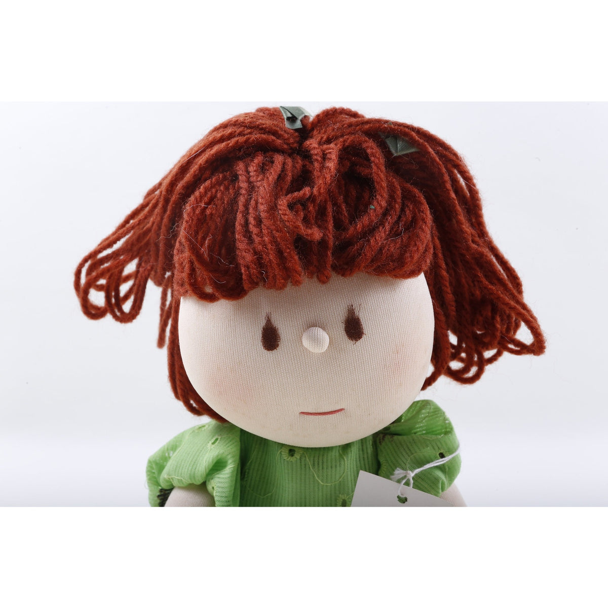 Kamar, Ginger, 4090, Girl In Green Dress, Soft, Plush, Doll, Hanging Toy, Vintage, ~ 20-01-675