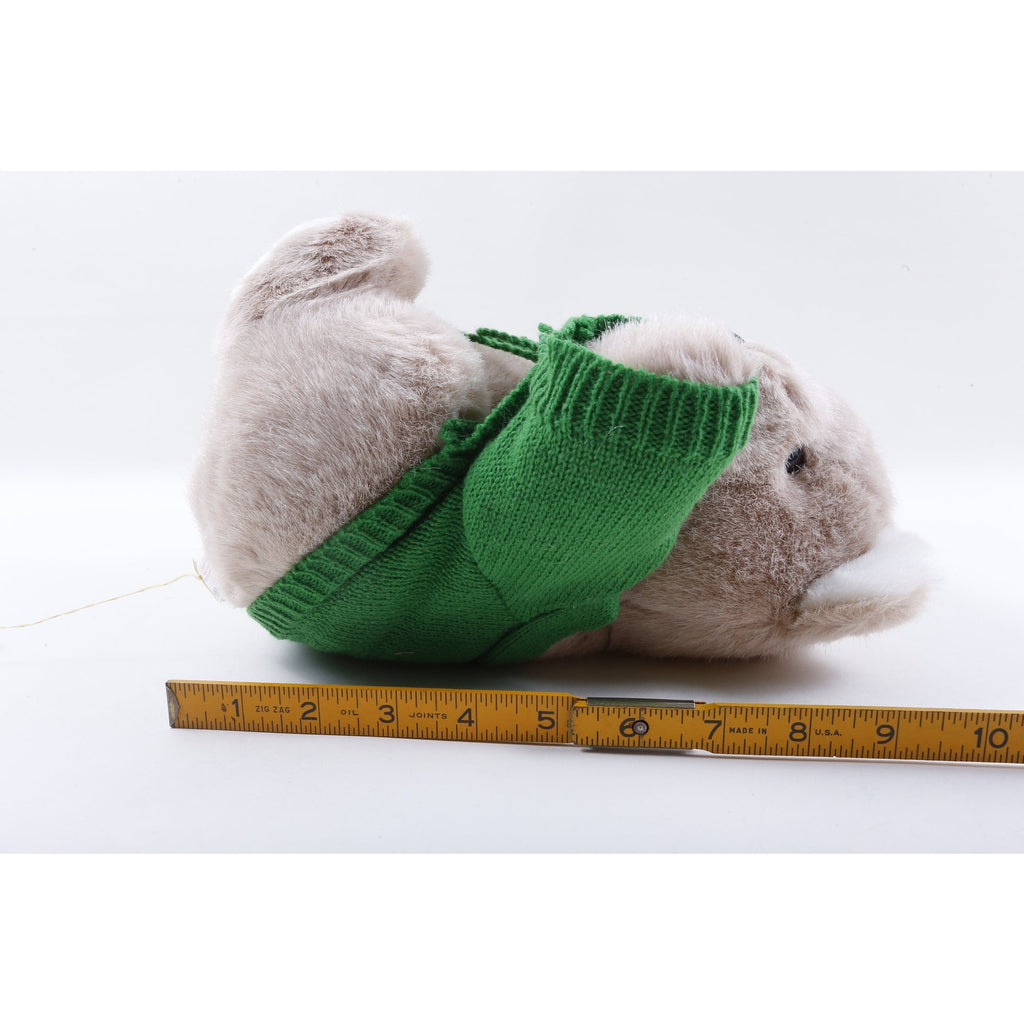 Kamar, Rare, Prototype, Sample, Teddy Bear, Green Sweater, 1985, 5211, Soft, Plush ~ 625