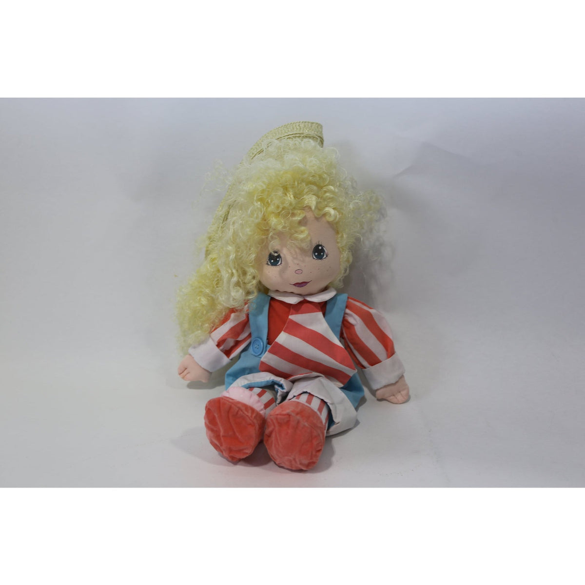 Applause, Fancy Nancy, Doll, 17", Dressed, Blonde, Striped Costume, Girl, Soft Toy, Vintage, Collectible, ~ 230217-DISV 35