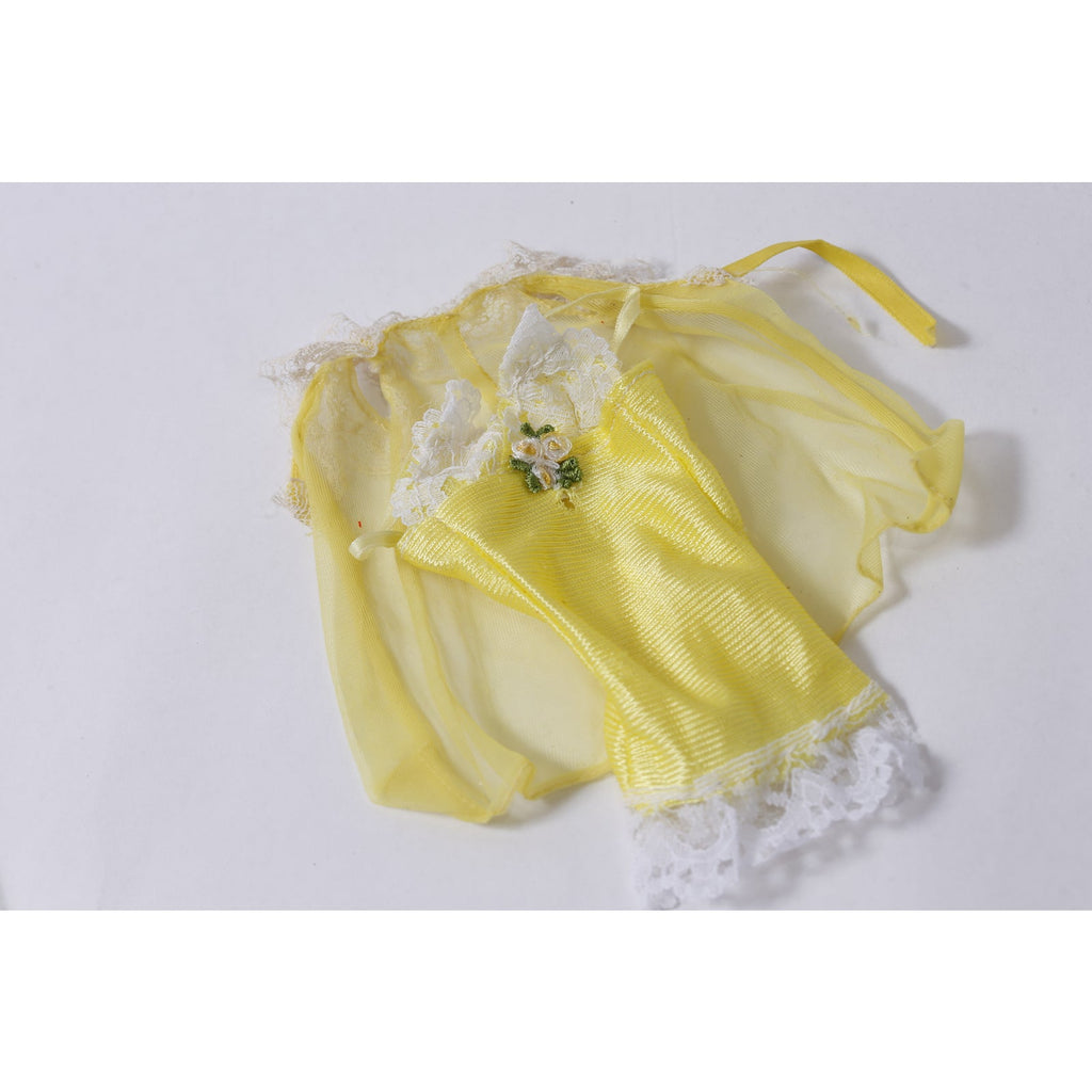 1973 Barbie Sunny Sleep Ins 3348 Rare Yellow Doll Clothing FLAW ~ 260622-WH 1356