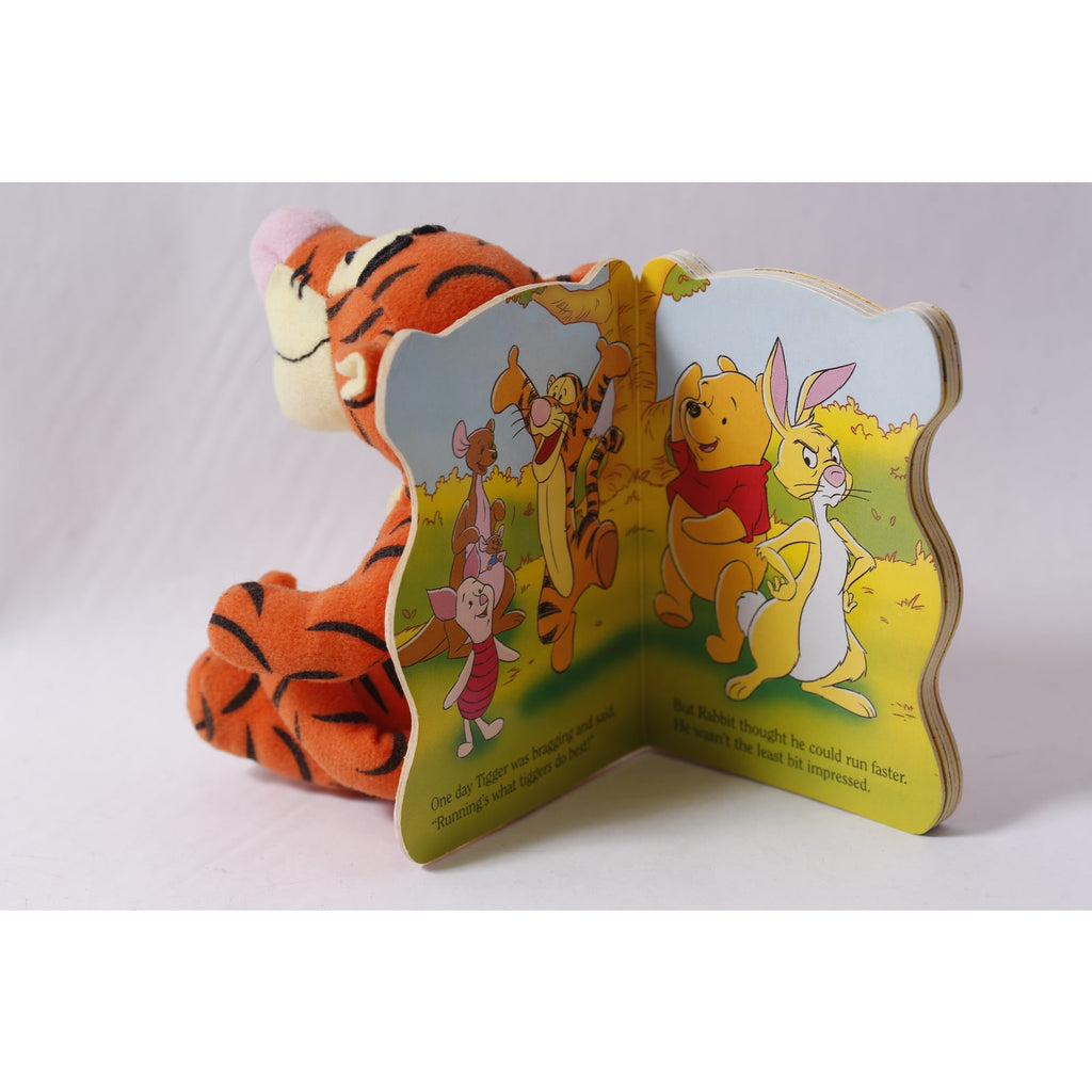 Disney Tigger Plush with Pooh Friendly Tales Picture Book 1997 Vintage ~ 260427-WH M-15-02