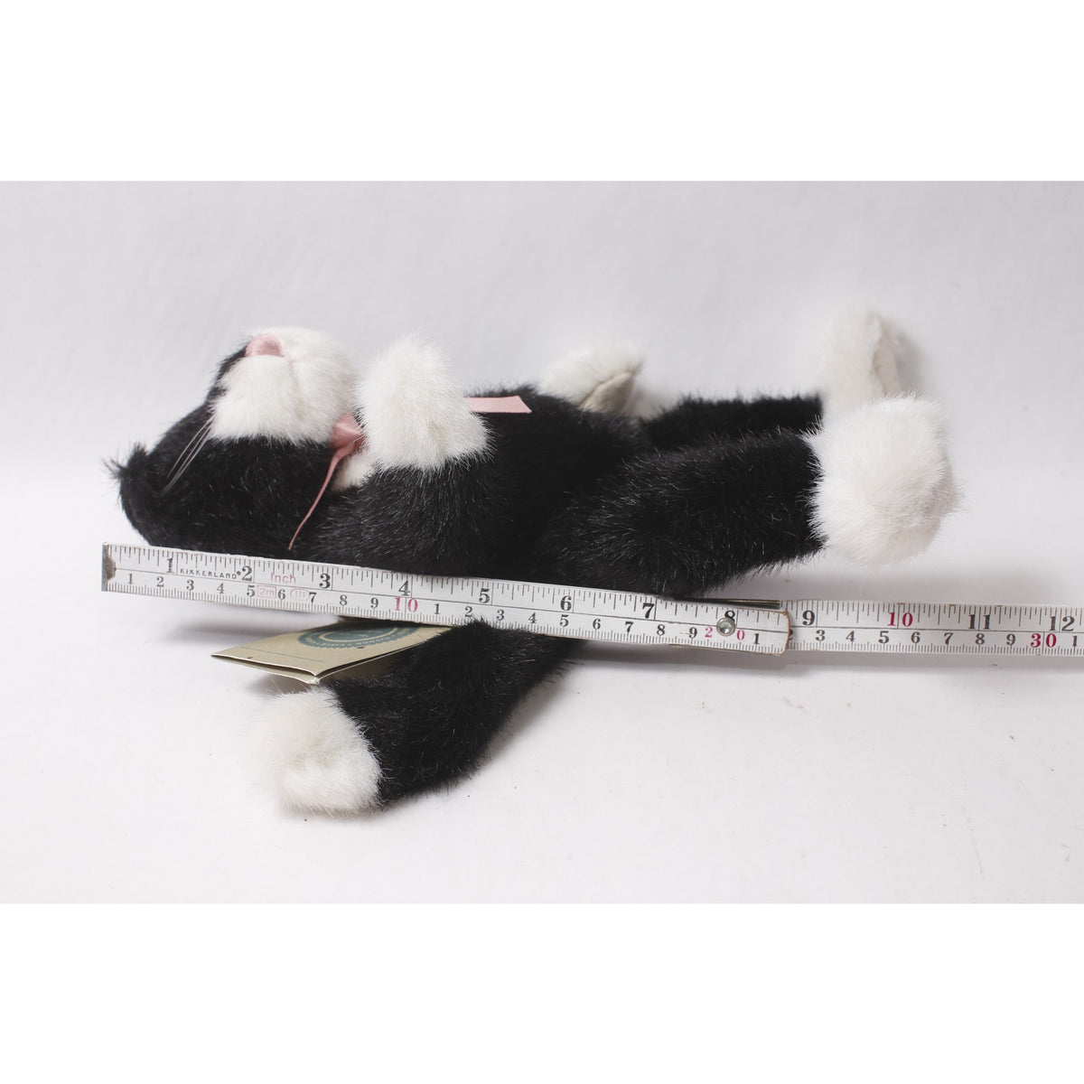 Boyds Socks Grimilkin Cat Plush Black and White w Tag ~ 260907-WH 1136