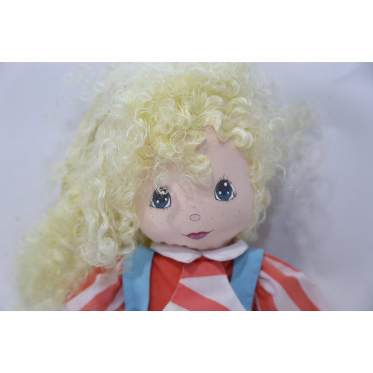 Applause, Fancy Nancy, Doll, 17", Dressed, Blonde, Striped Costume, Girl, Soft Toy, Vintage, Collectible, ~ 230217-DISV 35