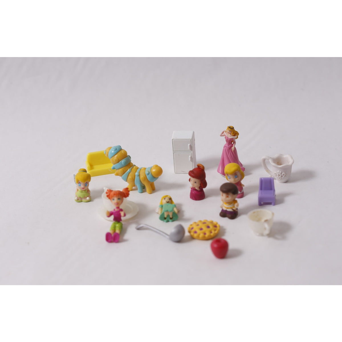 Misc Polly Pocket, Small Toys Lot Misc Bluebird Toys, Small, PVC Figure, Lot, Vintage, Replacement, Collectible,  ~ 260304-WH 1032