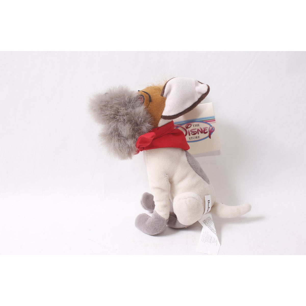 Disney Store Oliver & Company Dodger Plush Bean Bag ~ 260425-WH M-01-04