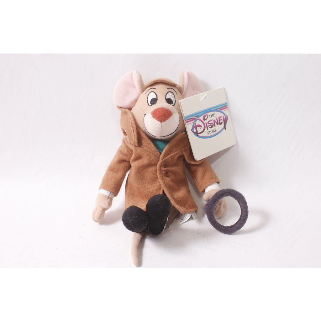 Disney Store Basil The Great Mouse Detective Plush Bean Bag ~ 260425-WH M-01-04