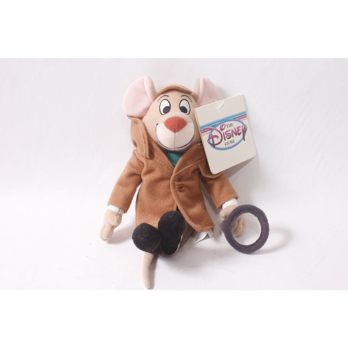 Disney Store Basil The Great Mouse Detective Plush Bean Bag ~ 260425-WH M-01-04