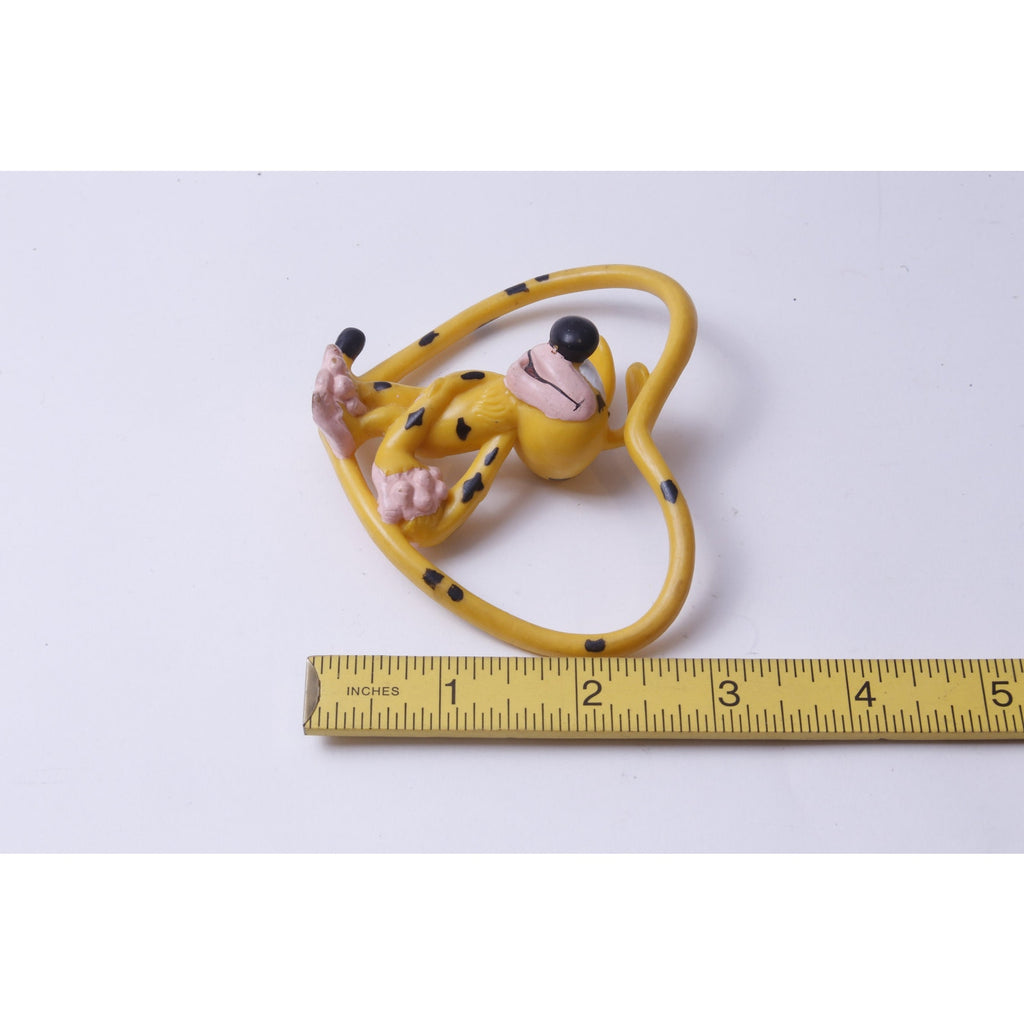 Marsupilami with Heart Tail, Romantic, PVC, Figure, Yellow, Animal, Disney, Applause, Miniature, Toy, Vintage, Collectible, ~ 843