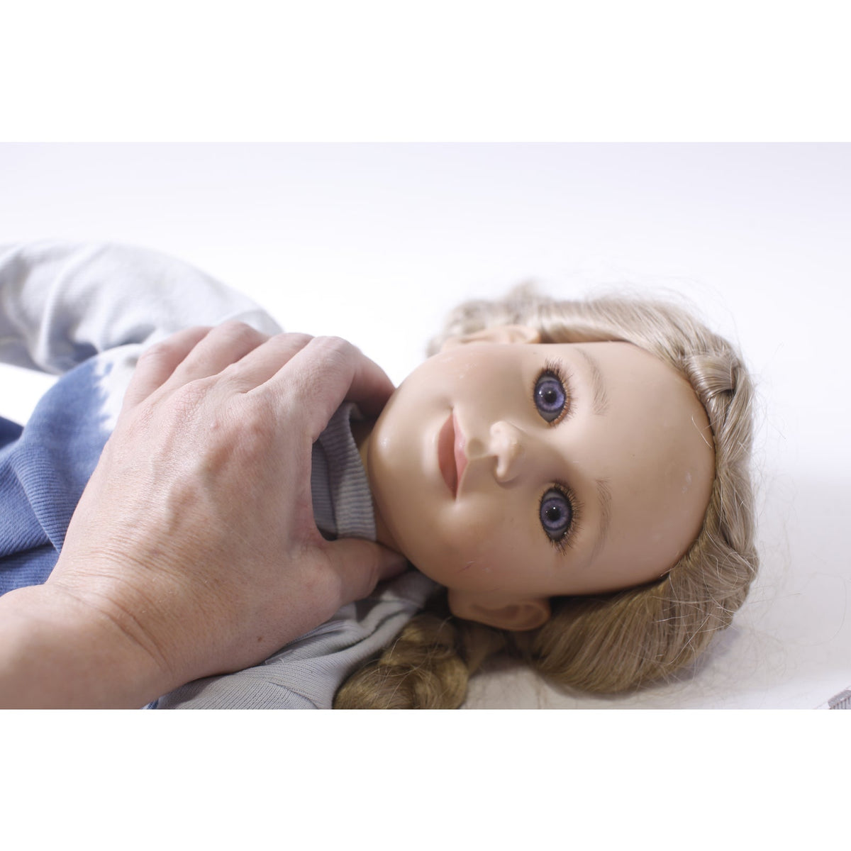 My Twinn, 1996, Large Doll, Lavender, Purple Eyes, Blonde Hair, Clothes, Vintage, Doll, 250202-WH 103