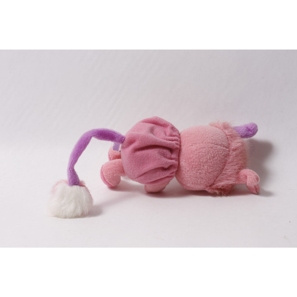 Japan 2008 Popples Party Popple Mini Plush Pink Collectible Stuffed Animal ~ 260812-WH 1238