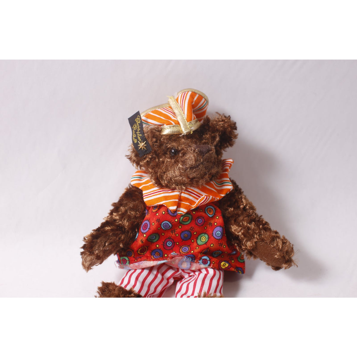 Christopher Radko Teddies Around The World 2002 Nimbeto Plush Toy Ornament ~ 260420-WH 1086