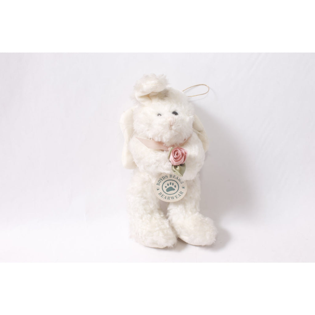 Boyds Bears Celeste Angel Bunny Plush White Christmas Ornament ~ 260427-WH M-17-07