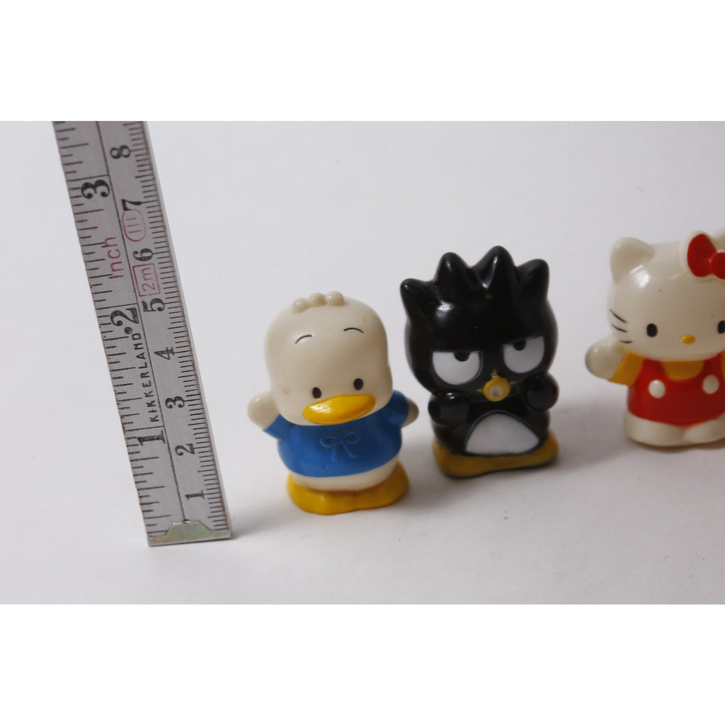 1990s Sanrio Sofubi Lot Pekkle Badtz-Maru Hello Kitty Tyran ~ 260826-WH 1309