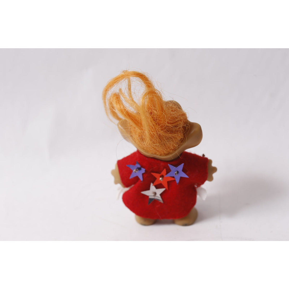 1960s Uneeda Wishnik Troll Doll Dressed Red Outfit Vintage Collectible ~ 260402-WH 1063