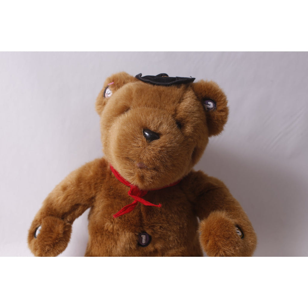 Tested Works 1998 General Creation Teacher Teddy Plush Math Learning Pre-school Toy ~ 260402-WH 1058