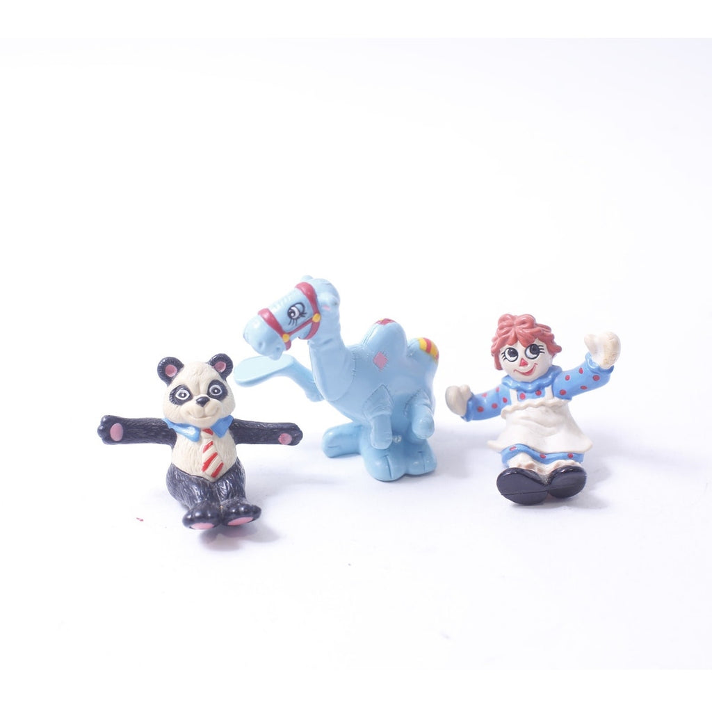 Raggedy Anne, Andy, Camel, Wrinkly Knees, Lot,  Small, PVC Figure, Lot, Vintage, Toy, Collectible, , 250205-WH 111