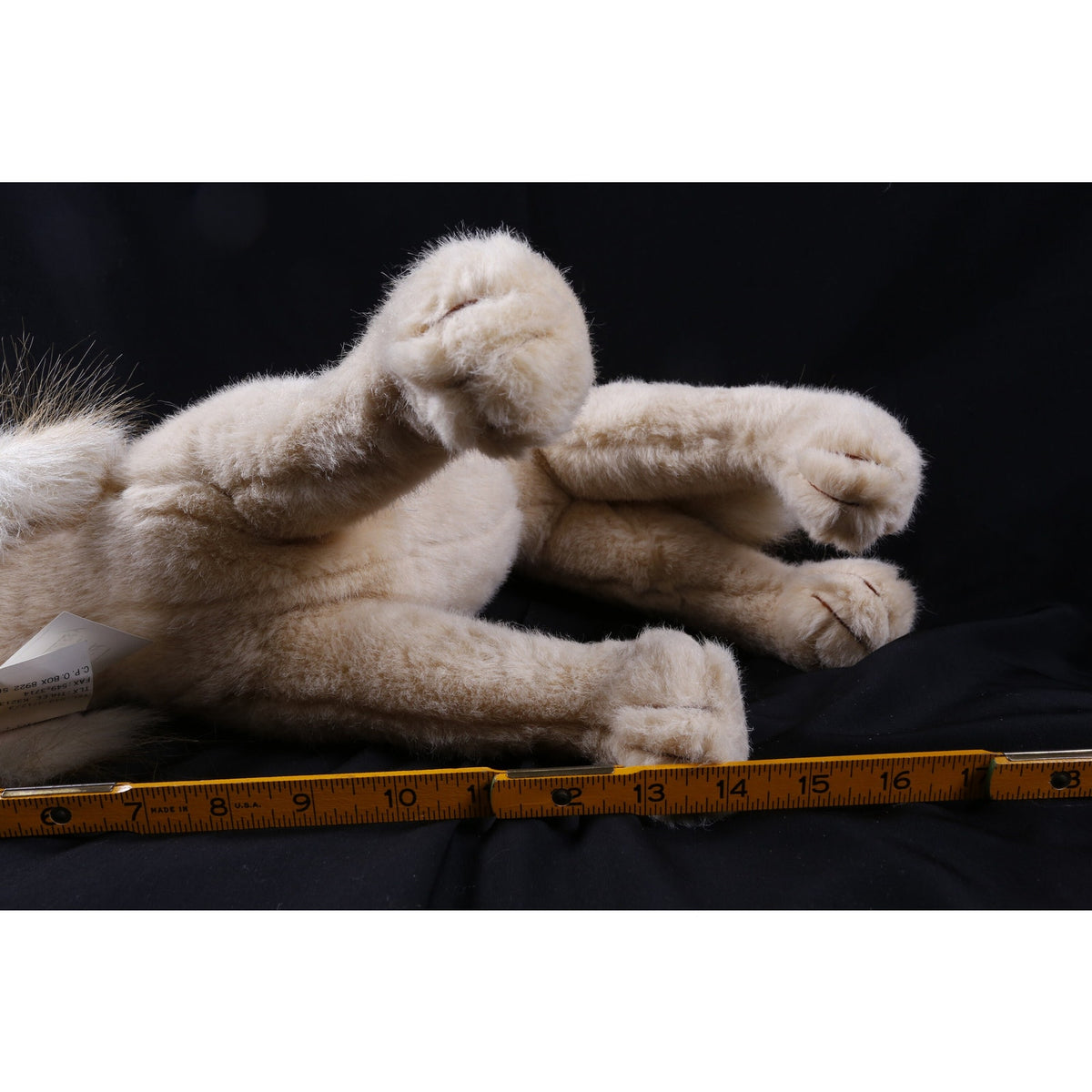 XL Kamar, Hound Production Sample, OOAK, hand made, Large, Beige, Standing, Dog, 1988,- 1018