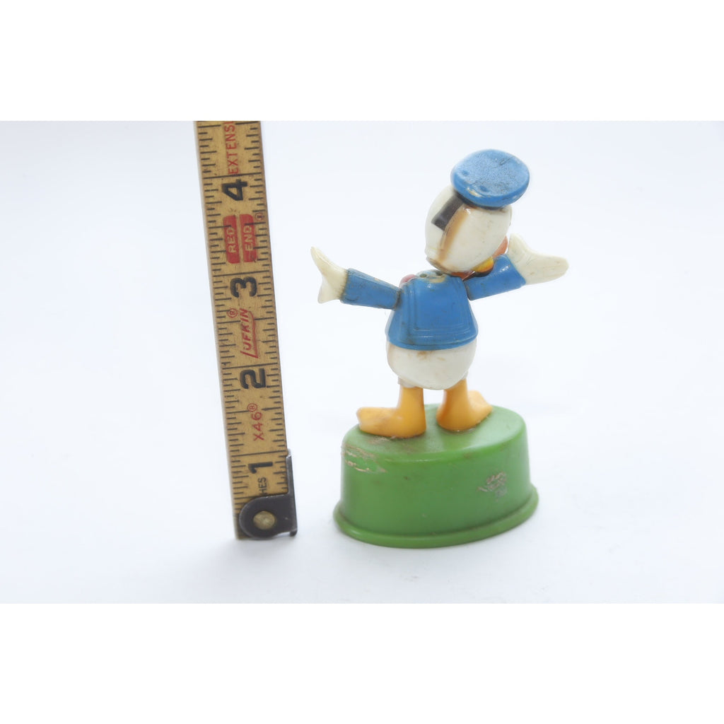 Gabriel, Donald Duck, Push Puppet, 4 1/4", PVC Figure, Disney, Cartoon Character, Funny, Children, Vintage, Collectible, ~ 230204-AHL-1 1192