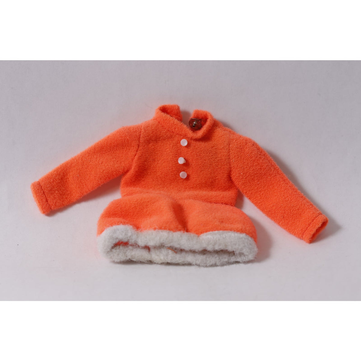 1970s Barbie Skipper Ice Skatin Orange Dress 3470 Doll Outfit ~ 260806-WH 301