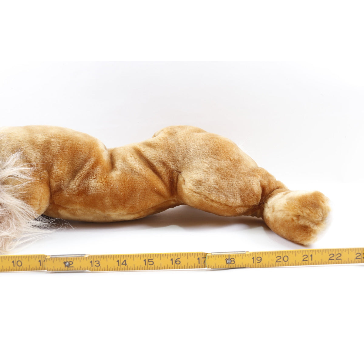 Large Dog Kamar, Rare, Prototype, Sample, OOAK, hand made, Duster, Style 6442, Orange White, Soft, Plush, Stuffed Animal M-01-09