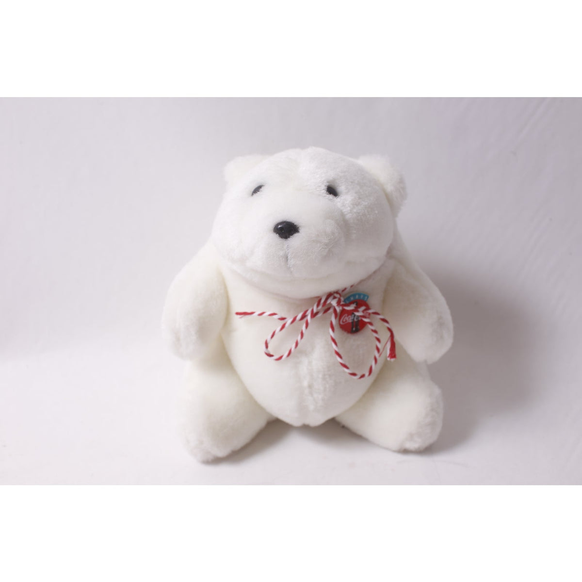 1990s Always Coca-Cola Plush Polar Bear Collectible Christmas Decor ~ 260325-WH 1038