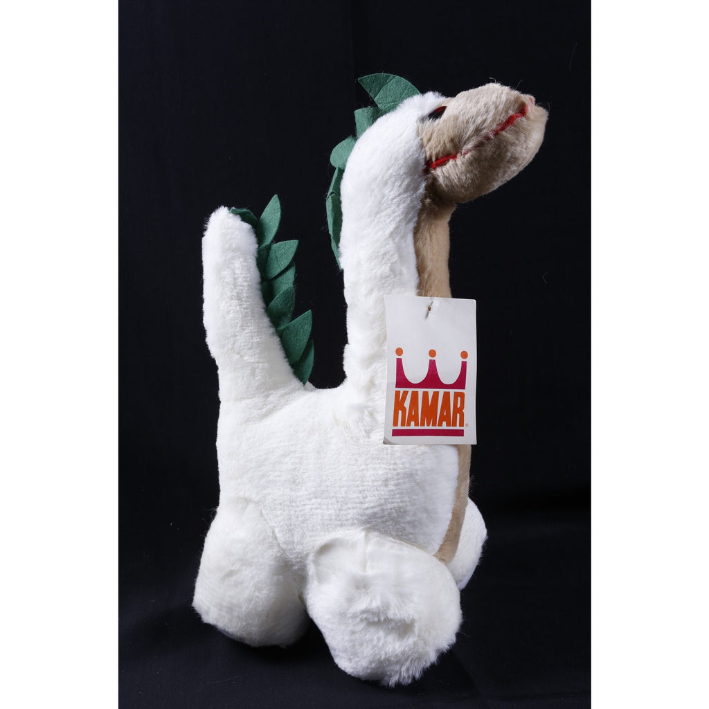 Kamar, Rare, Prototype, Sample, OOAK, hand made, Dinah, Dinosaur, Style 4577, White Green, Plush, Doll, ~ 20-34-1209