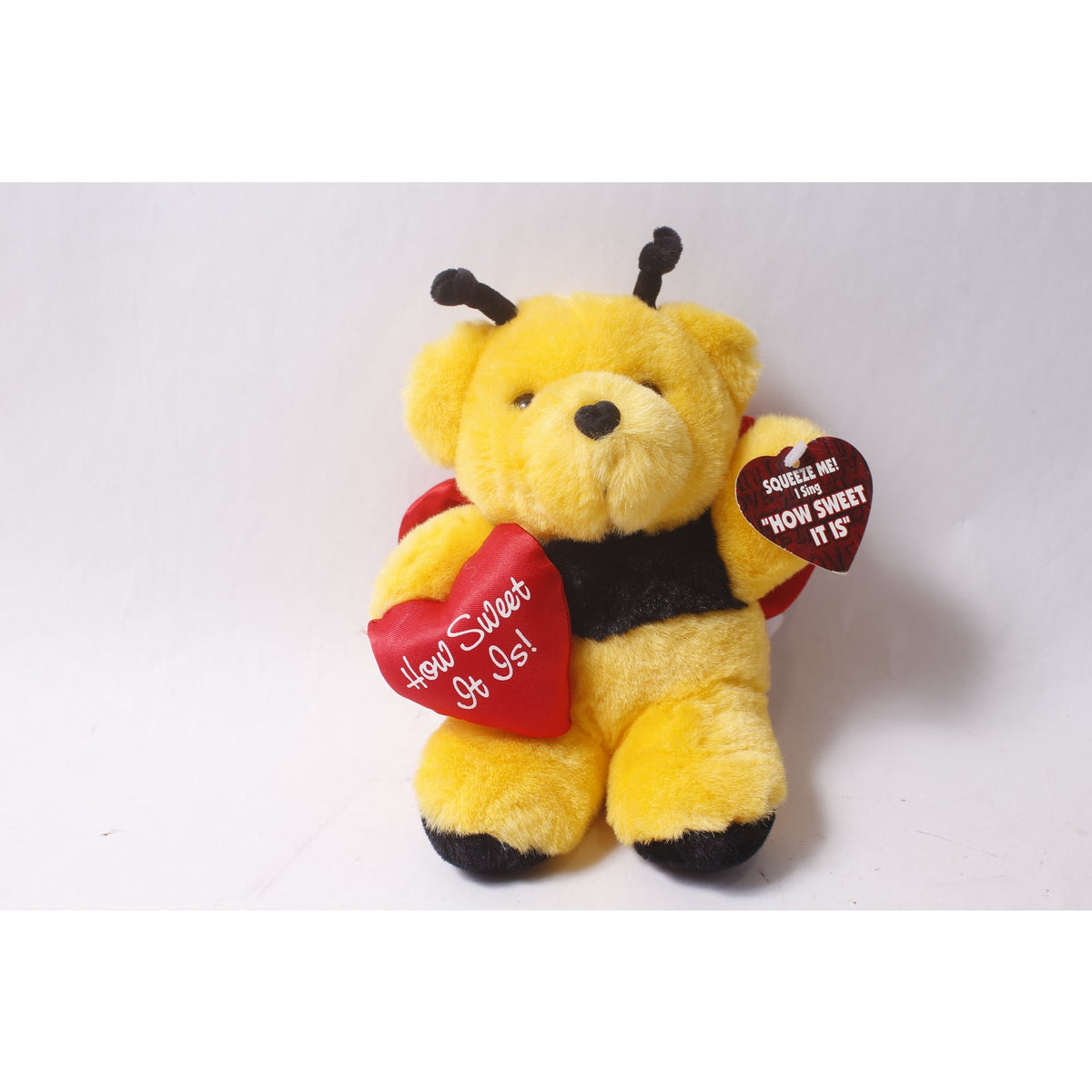 Main Joy Bee Bear Plush How Sweet It Is Vintage Valentine's Day Gift Idea ~ 260602-WH 534