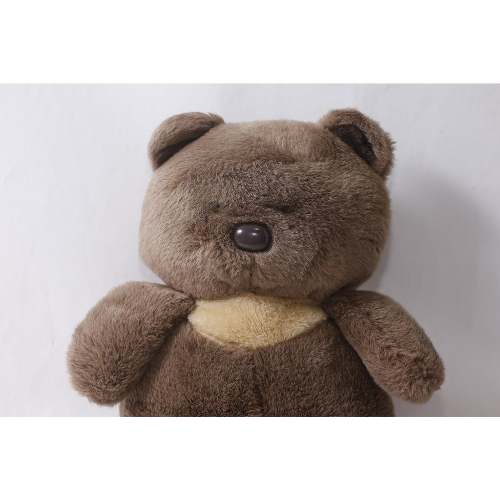 Japan Sun Arrow 1980s Cute Huggable Teddy Bear 16" Plush Brown and Cream ~ 260917-WH 365