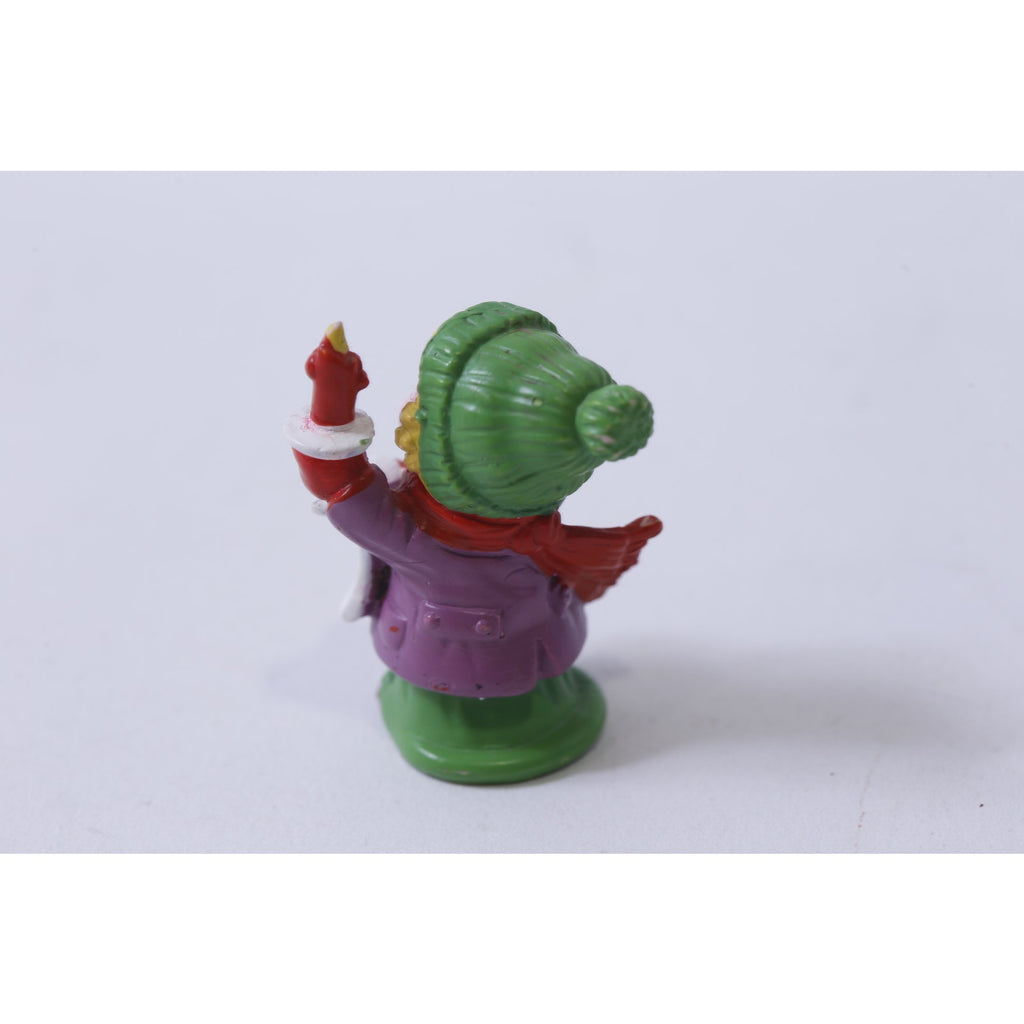 Russ Berrie, PVC, Christmas, Choir, 1985, Holding Candle. PVC Figure, Vintage, Toy, Collectible, , 250226-WH M-23-08