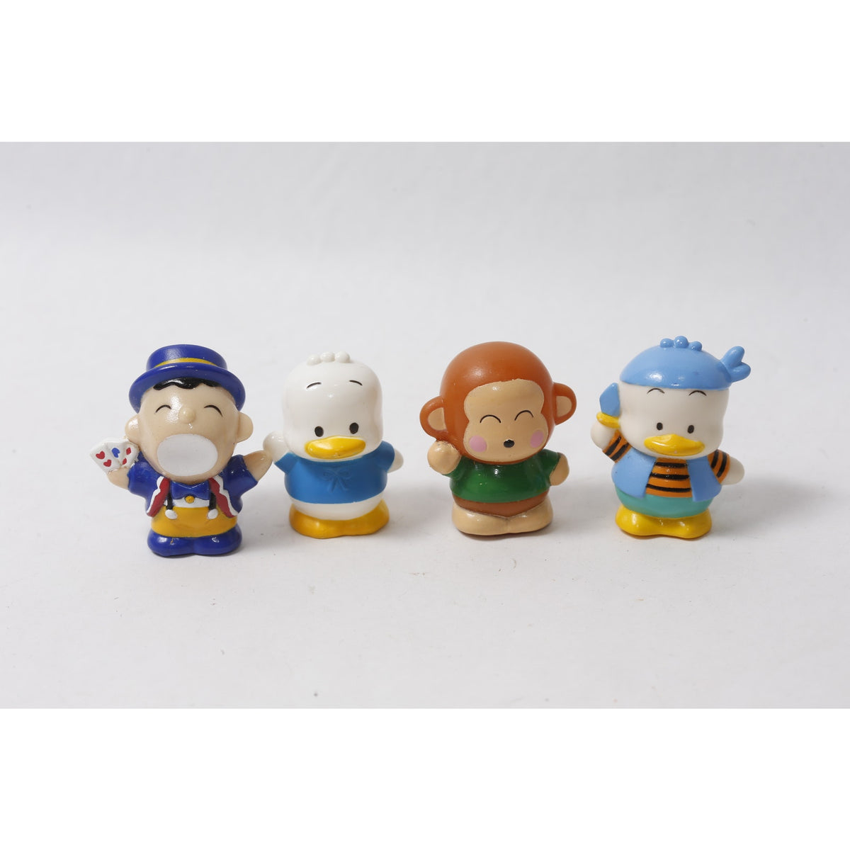 1990s Sanrio Sofubi Lot Tabo Pekkle Monkichi ~ 260902-WH 1134
