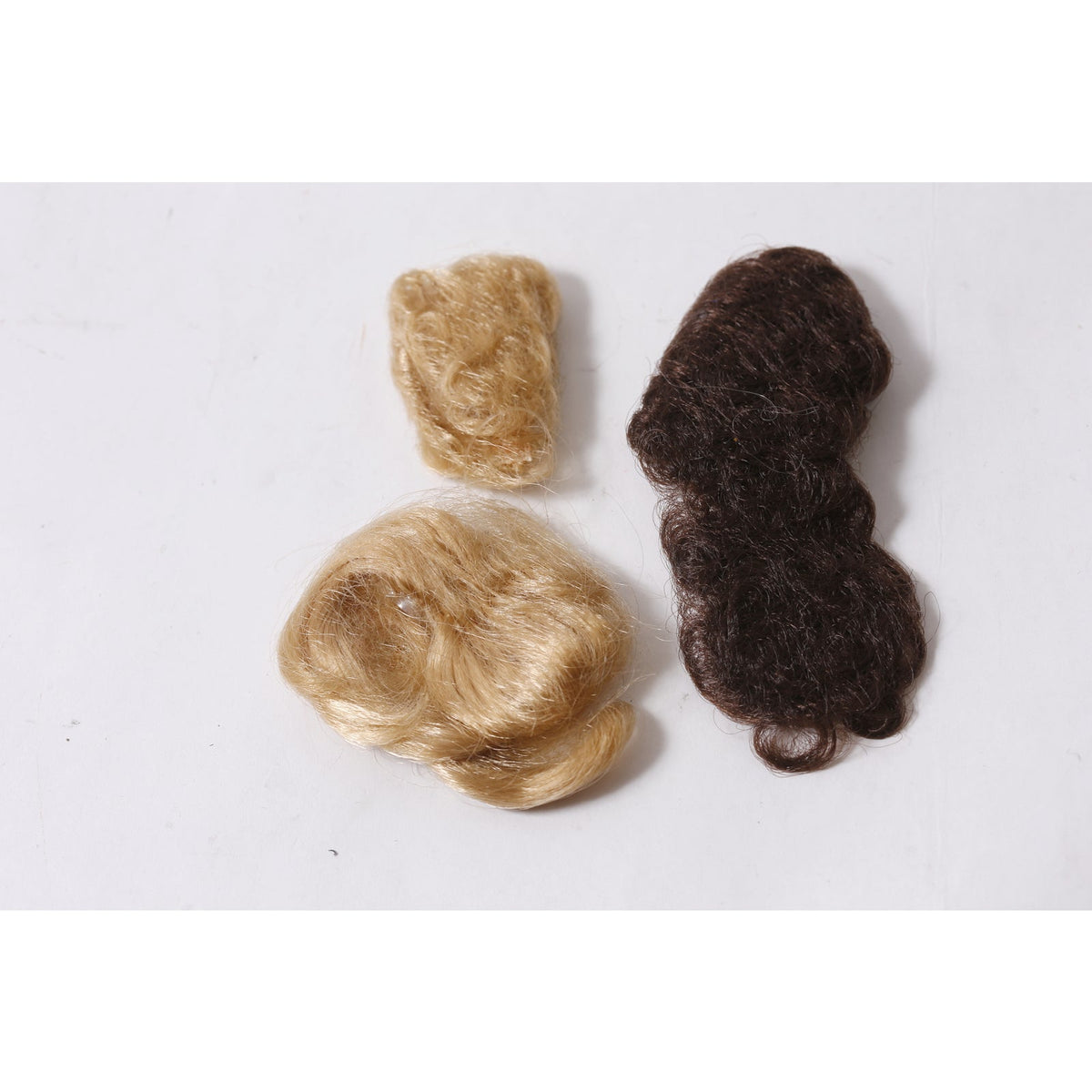Vintage Barbie Doll Wig Hair Pieces Lot Blonde and Brown Hair ~ 260806-WH 301