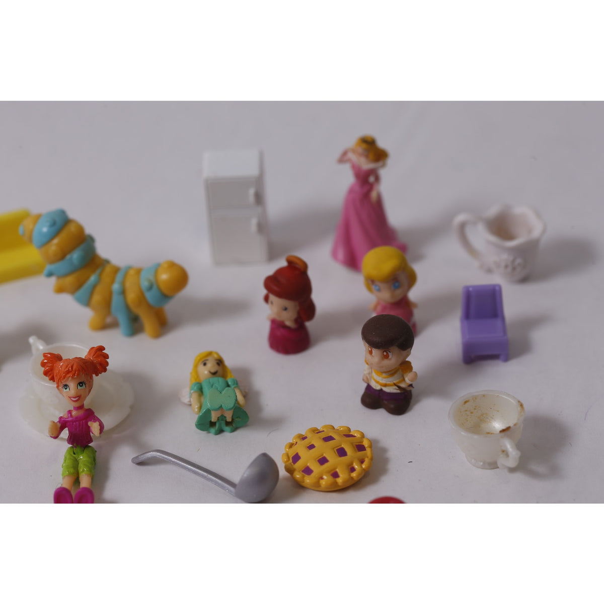 Misc Polly Pocket, Small Toys Lot Misc Bluebird Toys, Small, PVC Figure, Lot, Vintage, Replacement, Collectible,  ~ 260304-WH 1032