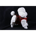 Kamar, Rare, Salesman Sample, Canoice, White Poodle, Dog, Dressed, Red Outfit, 1989 Soft Plush Doll Animal Vintage ~ 20-34-1211