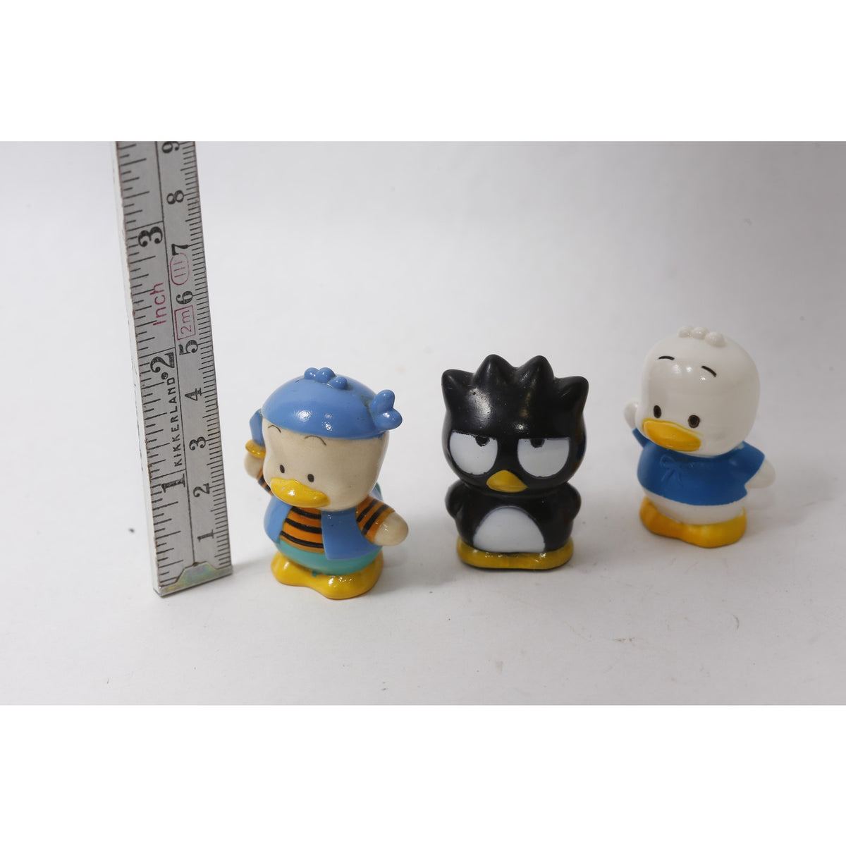 1990s Sanrio Sofubi Lot Ahiru no Pekkle and Badtz-Maru ~ 260902-WH 1135