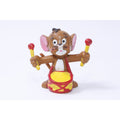 EURO Bully PVC Tom and Jerry, Jerry Mouse, Drum, Little, Toy, PVC Figure, 2", Cartoon Character, Animal, Children, Vintage, ~ 70