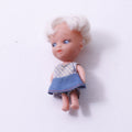 1960s, Uneeda, Pee Wee, Mini Doll, Blue Dress, White Hair, Vintage, ~ 250604-WH 211