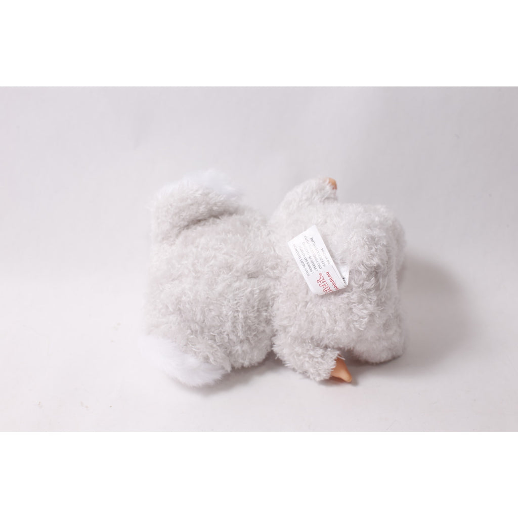 Monchhichi White Fluffy Koala Plush 6" Sitting Toy ~ 260730-WH 468