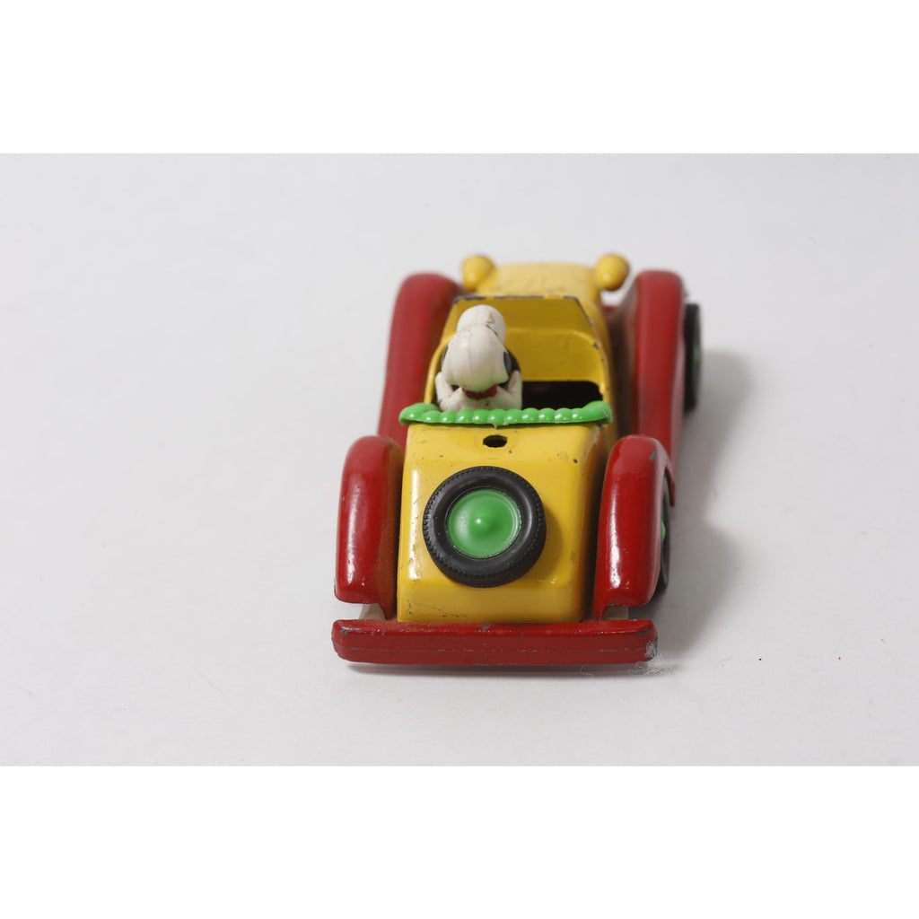 1960s Aviva Snoopy in Yellow Car Vintage Collectible Toy ~ 260907-WH 351