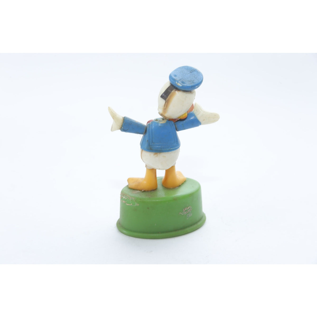 Gabriel, Donald Duck, Push Puppet, 4 1/4", PVC Figure, Disney, Cartoon Character, Funny, Children, Vintage, Collectible, ~ 230204-AHL-1 1192