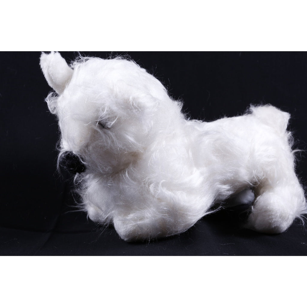 Kamar, Rare, Employee Sample, Dynamite, White, Puppy, Dog, Style 4123, Soft, Plush, Doll - 153