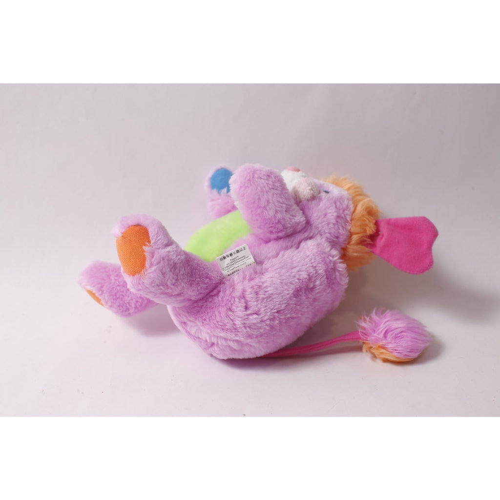 Japanese 2008 Popples Pancake Plush Ball-shaped Stuffed Animal ~ 260730-WH 463