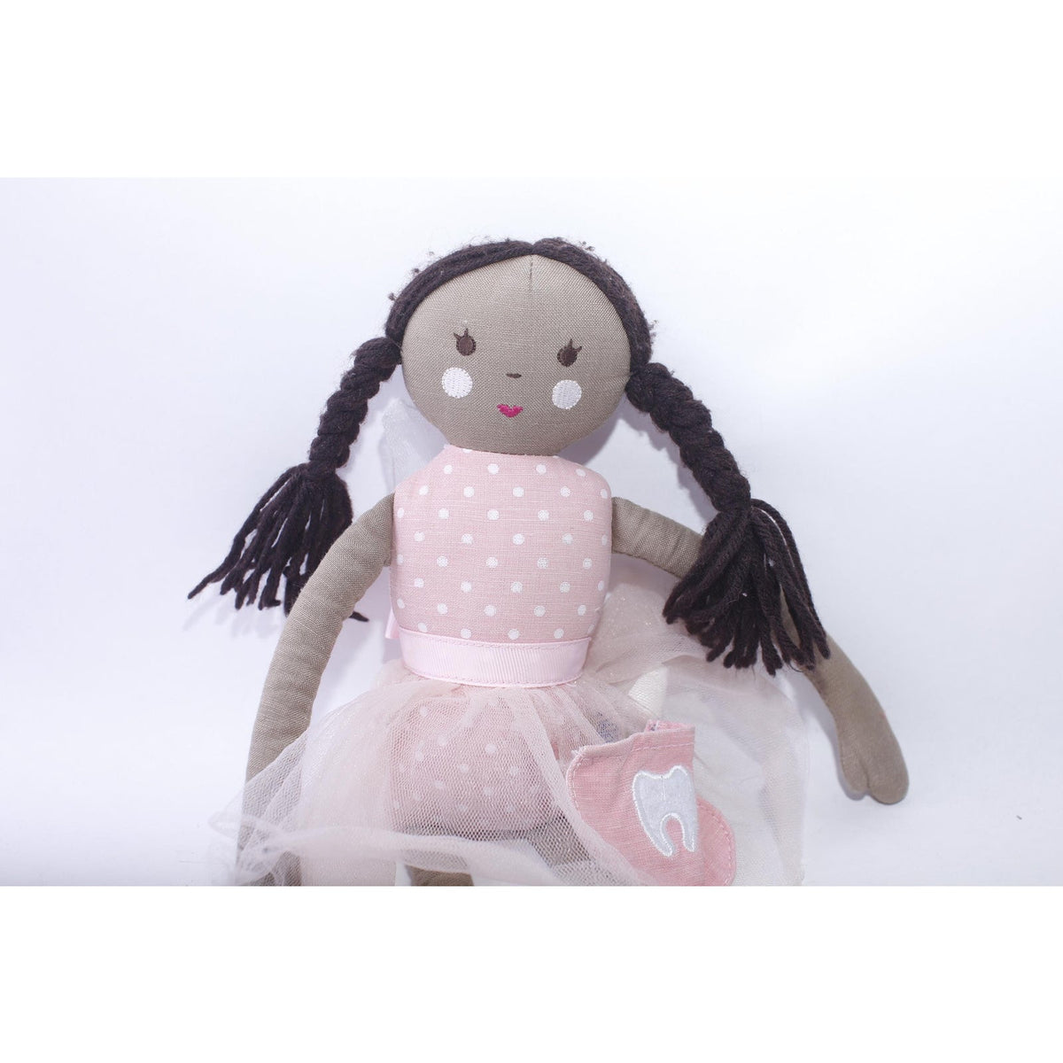 Tooth Fairy, Cloth Doll, PBK, Pottery Barn Kids, Cute, Adorable, 16 inches, Rag Doll with Yarn Hair, Nursery Decor, ~ 240803-WH 739